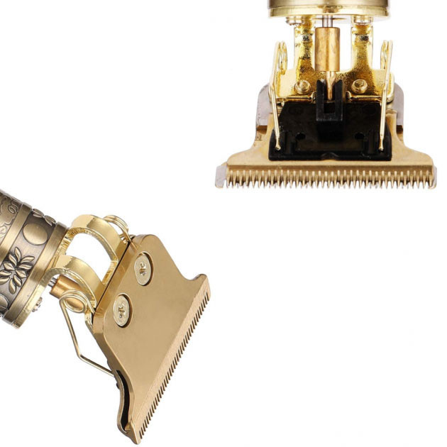 Машинка Для Стрижки Аккумуляторная Мужская Электрическая Триммер Для Бороды Золотистый Беспроводная Shuke Киев - изображение 9