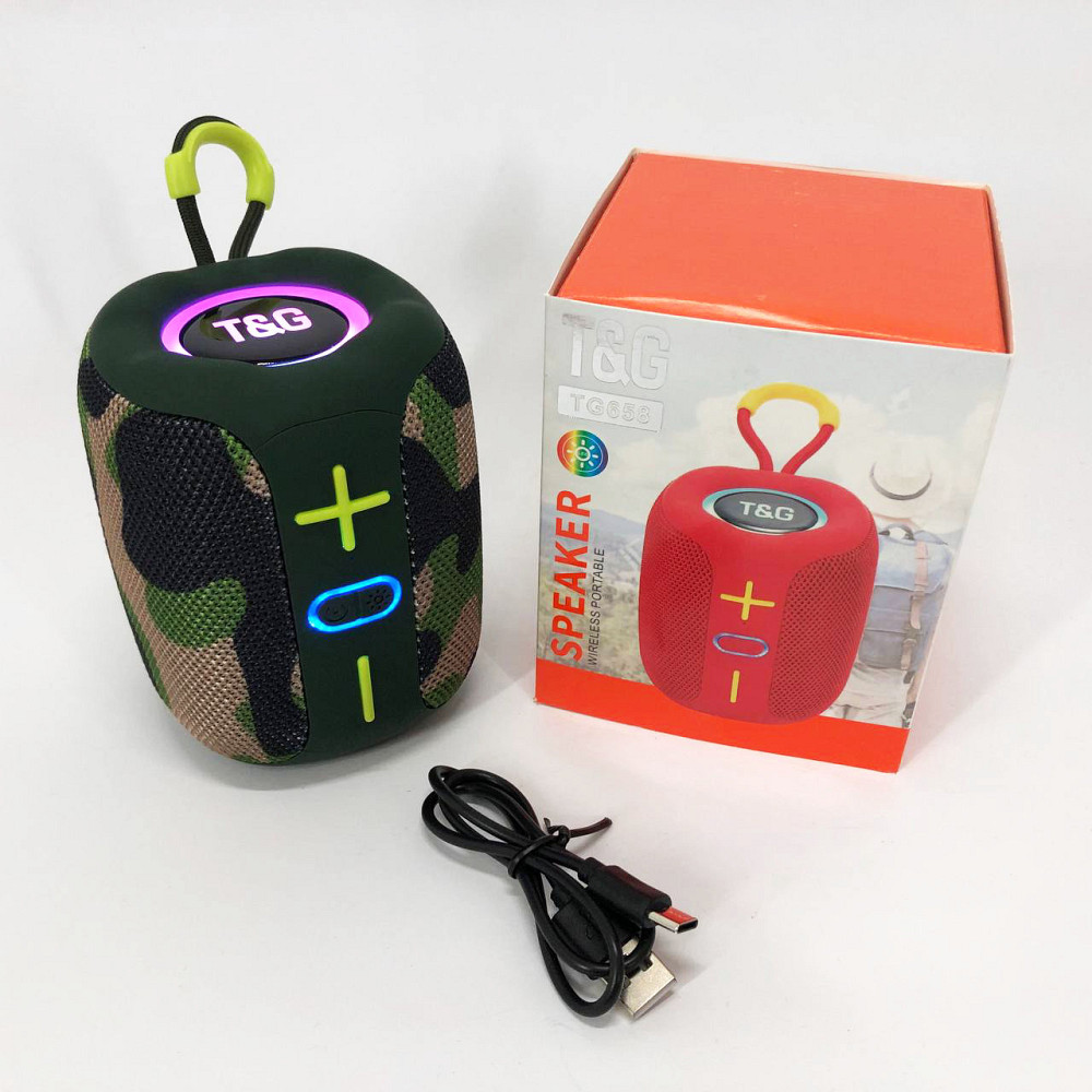 Стерео колонка переносна TG658, Портативна колонка з підтримкою bluetooth переносна для музики ED-81 Івано-Франківськ - фото 8
