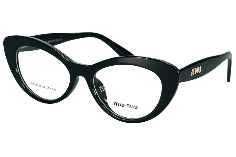 Оправа MIU чорна форма котяче око Луцьк - фото 1
