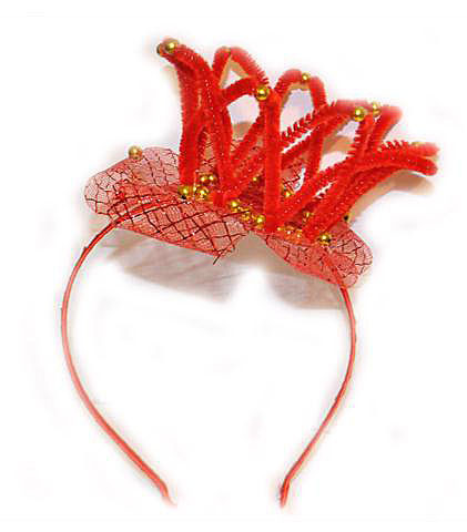 Обруч для девочки для волос Корона красный Киев - изображение 1