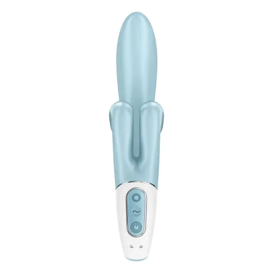 Вібратор-кролик Satisfyer Touch Me Blue, подвійний відросток, 3 потужні мотори Львів
