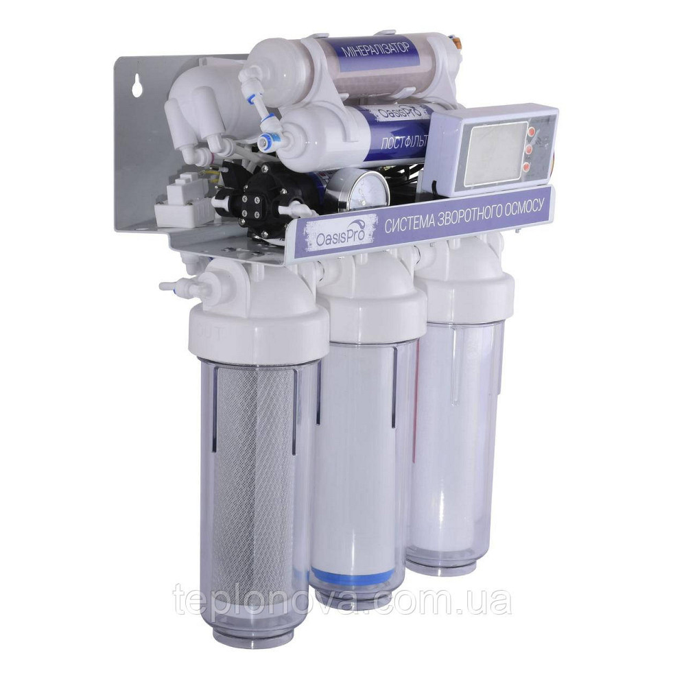 Система обратного осмоса OasisPro, насос + ПЛАСТ. бак, минерализатор, блок управления BSL02M-RO-75 Черновцы - изображение 7