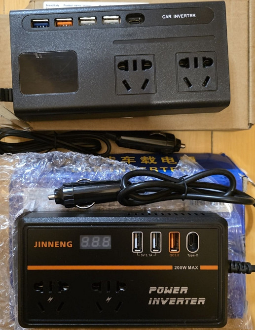 Інвертор автомобільний 120Вт/max200Вт/12В-24А. Харків - фото 5