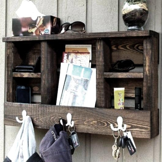 Ключница деревянная 
