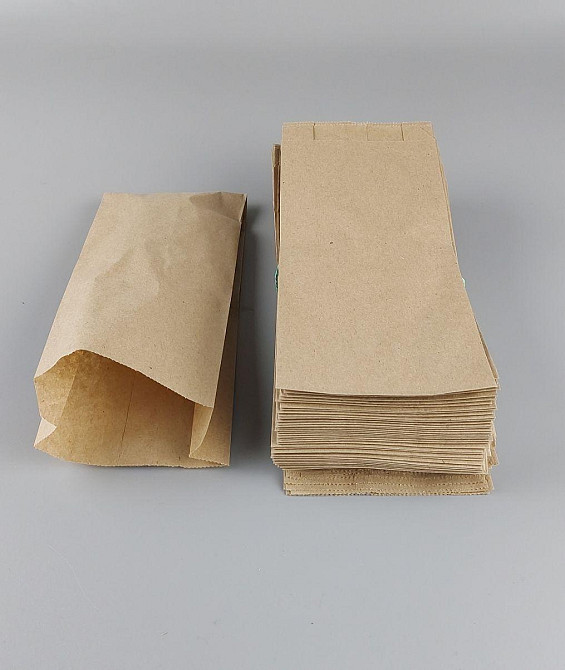 Пакет паперовий 10*23см Коричневий 1000 шт Харків - фото 4