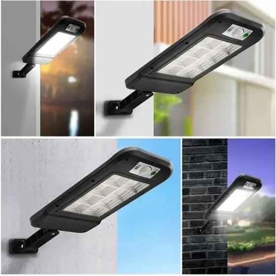 Уличный фонарь на столб Solar sensor light BK-120-8COB-B с датчиком движения и солнечной панелью Коломия