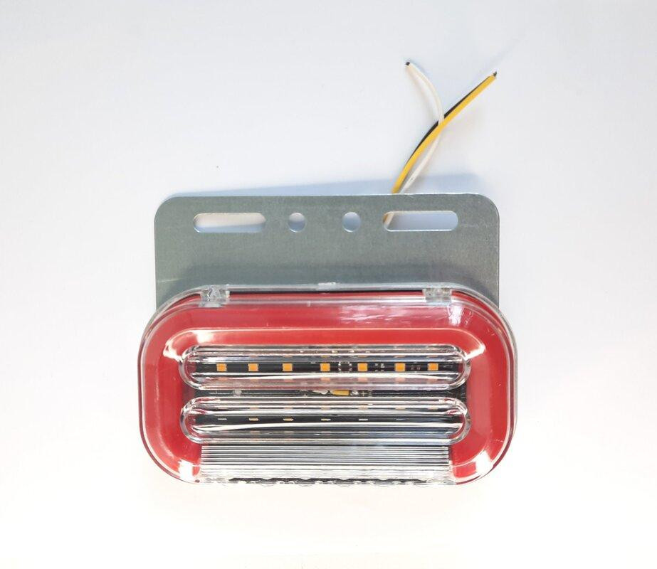 Габаритні ліхтарі Moving side lamp 24V червоні/повір/номер (4шт) Вінниця - фото 1