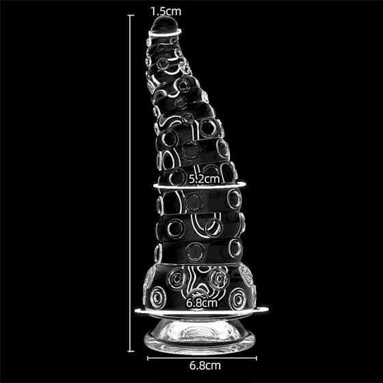 Анальний стимулятор на присосці у вигляді восьминога XXL 23*6.8 см - Анальні іграшки Вінниця