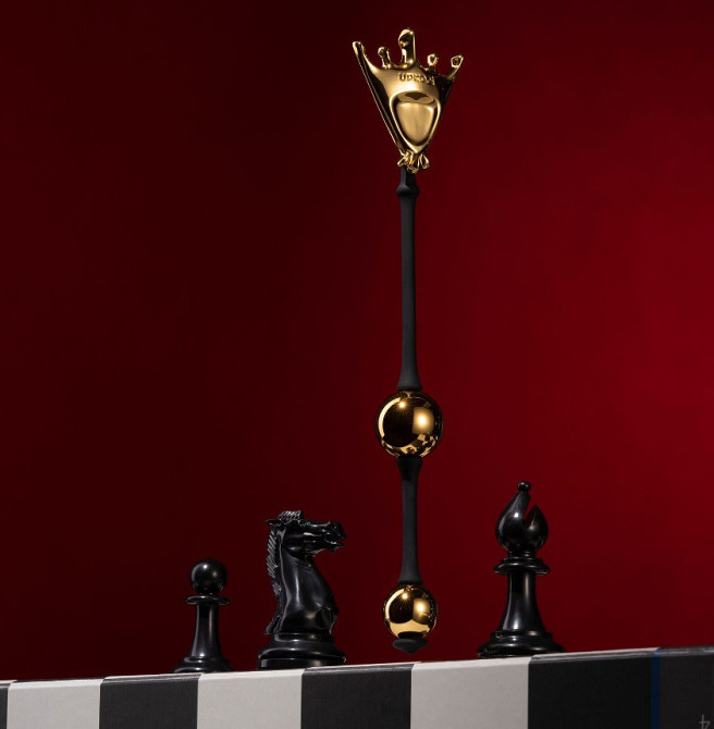 Вагинальные шарики Королева (Ферзь) из коллекции ,,Шахматы,, UPKO The Chess Collection-Queen Sex Aura Киев - изображение 1