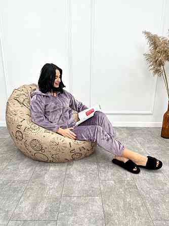 Махровый женский костюм-пижама Palmira 42-44, Лиловый Киев