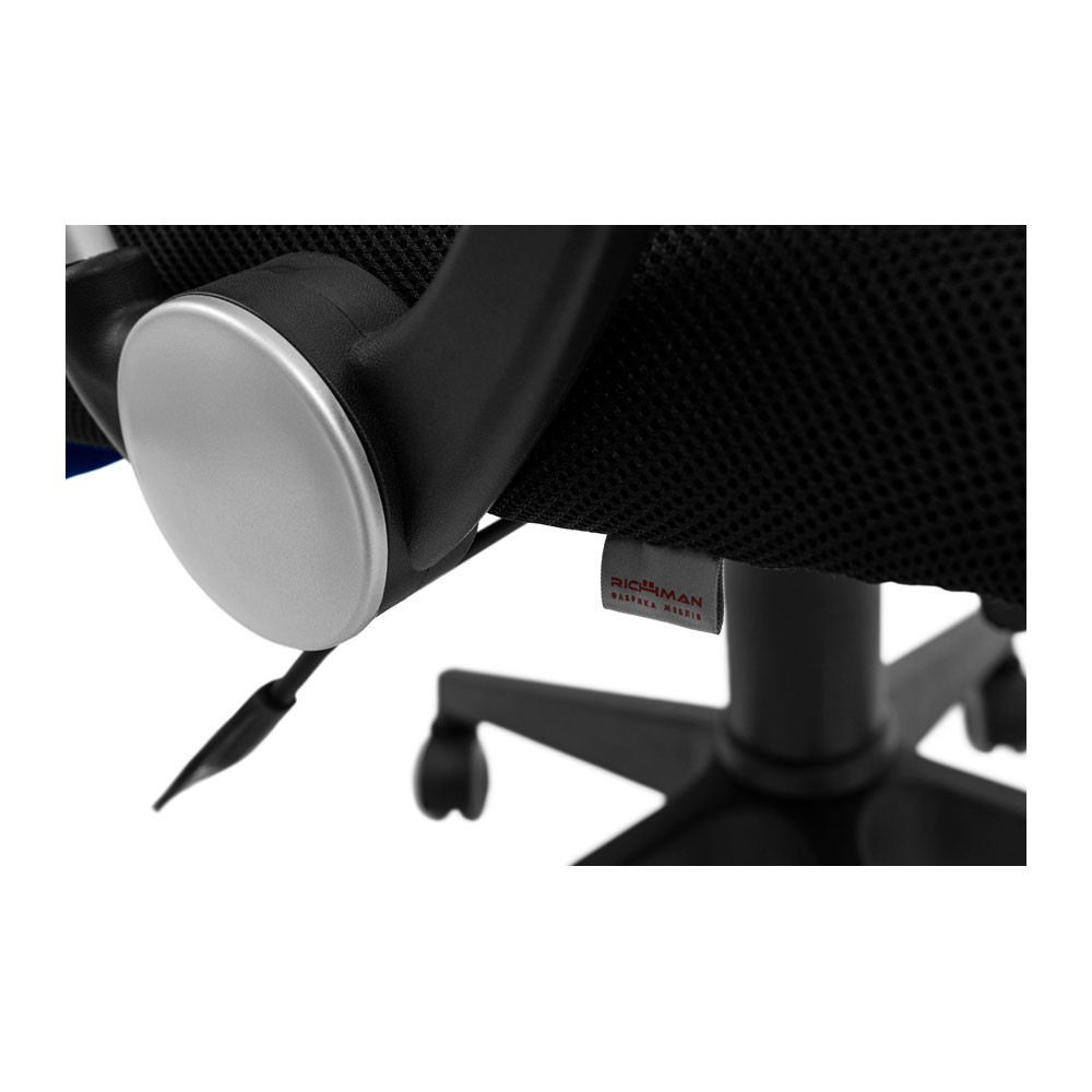 Офисное кресло руководителя Ultra M1 Tilt Черно-синий Киев - изображение 10