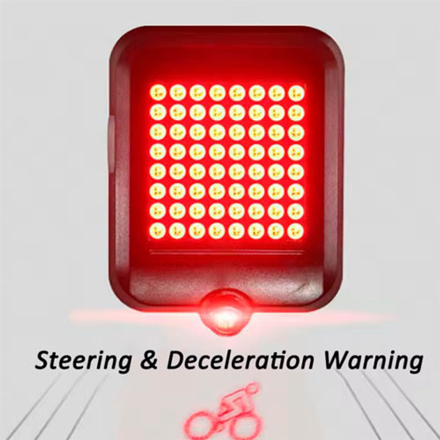Велофонар протиударний AQY-0100, ліхтар для велосипеда на батарейках, SO-484 Водостійкий велоліхтар Київ - фото 9