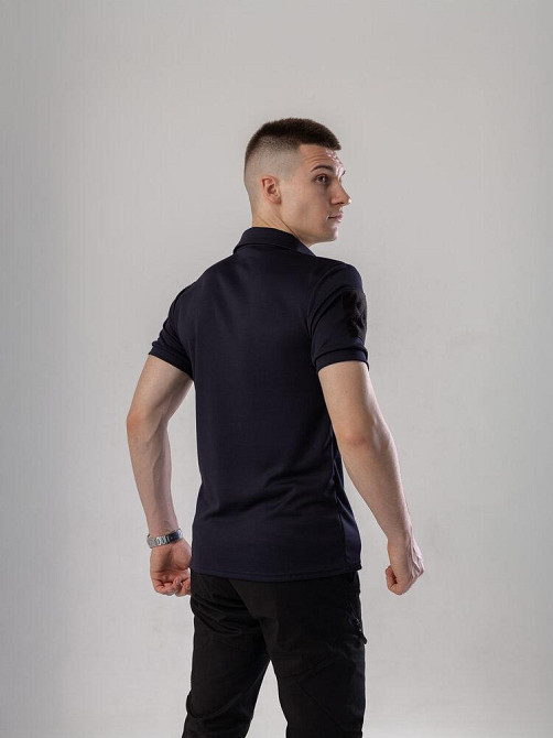 Мілітарі футболка кулмакс темно-синя весна/літо чоловіча Pobedov Recon Київ - фото 7