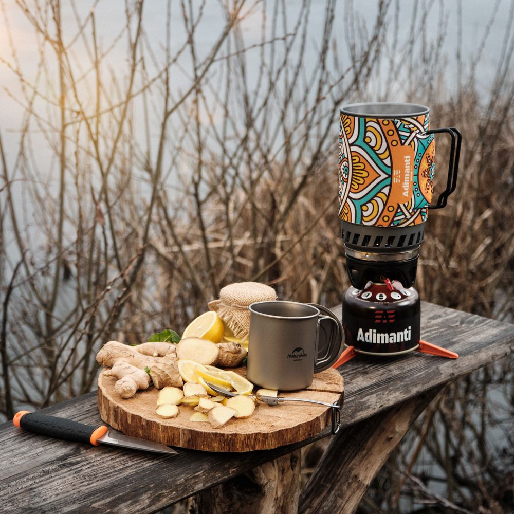 Кружка титанова з ручкою 450 мл Naturehike NH20CJ005 Киев - изображение 10