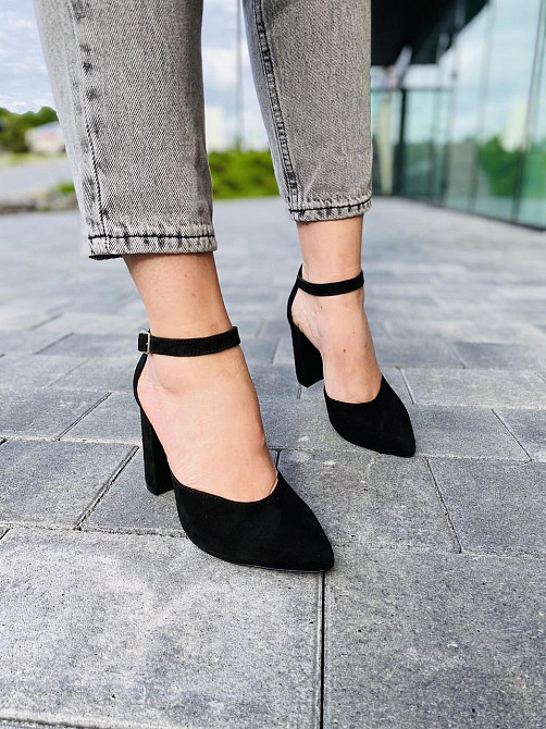 Wright Босоніжки жіночі WRIGHT 9535 чорні (літо, замша натуральна) (4506) Коломыя - изображение 4