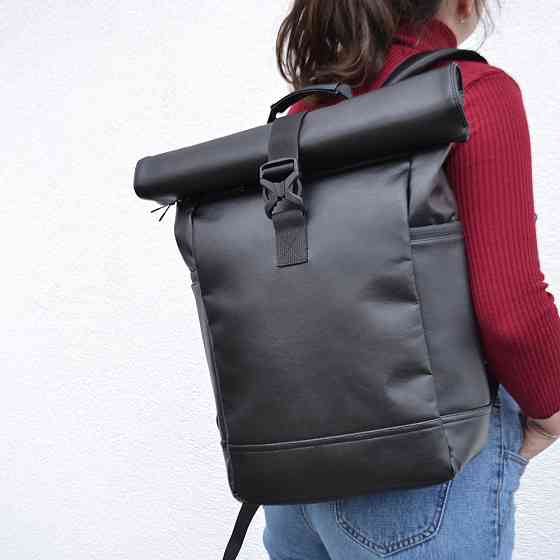 Городской рюкзак для ноутбука тканевый Roll Top, Рюкзак городской roll-top Мужской для зала SA-81 Львов