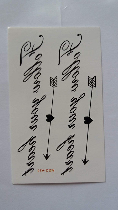Тимчасове тату 10*6см Київ - фото 1