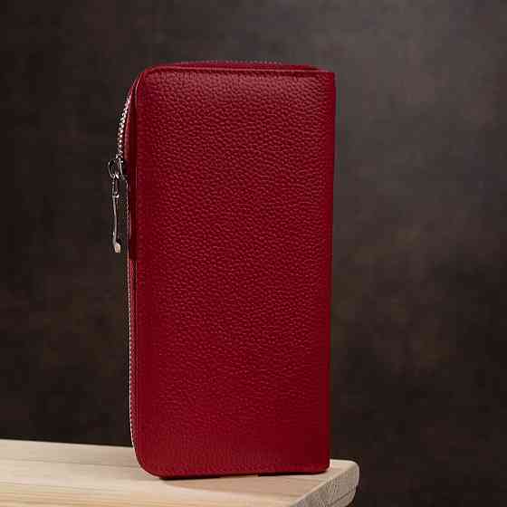 Кошелек женский ST Leather 18419 (ST45-2) очень надежный Красный Киев