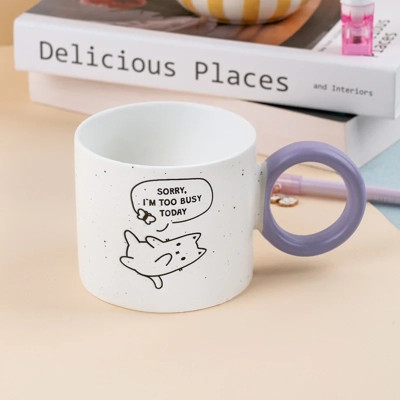 Чашка Kite 370 мл Busy cat (K25-220-1) Вінниця - фото 5