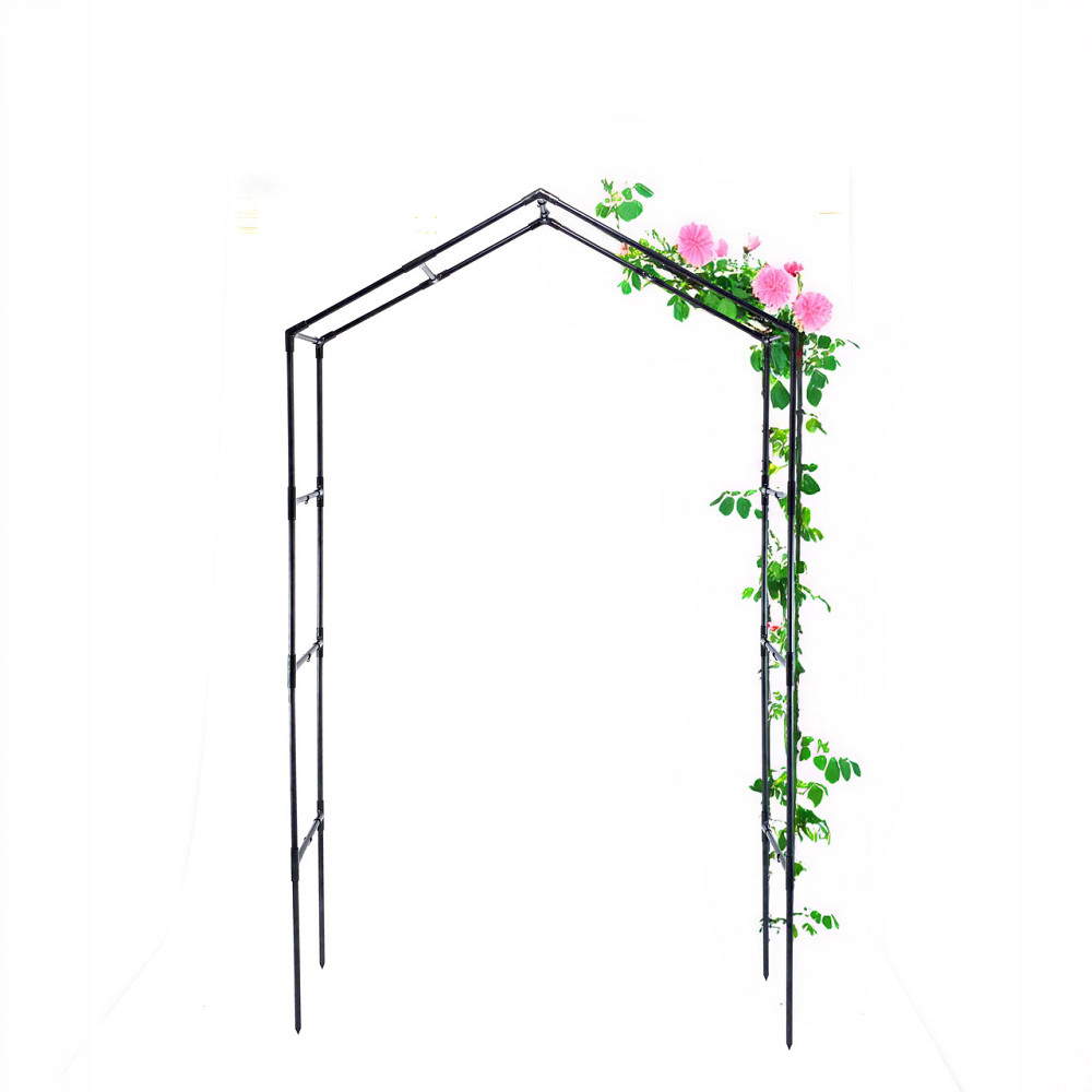 Садова Арка для плетених рослин Bonita, сталева, розбірна, чорна 232*132*34 см Бориспіль - фото 2
