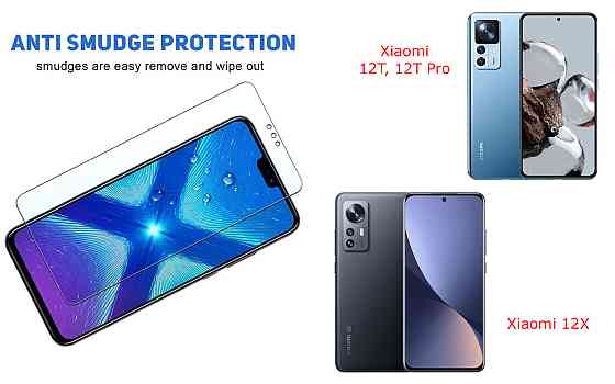 Захисне скло NeoGlass для Xiaomi 12T, 12T Pro, 12X – надпрозоре та стійке Київ
