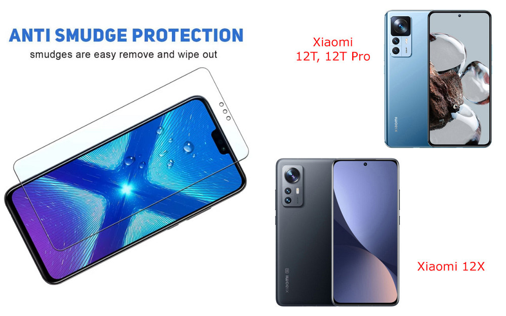 Захисне скло NeoGlass для Xiaomi 12T, 12T Pro, 12X – надпрозоре та стійке Київ - фото 3