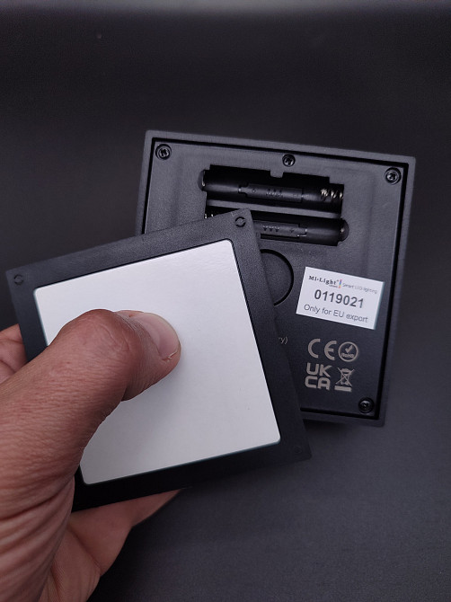 Miboxer Панель 1 зонна чорна Touch Dual White/RGB/RGBW/CCT,, бездротова RF 2.4G Mi Light Коломыя - изображение 4