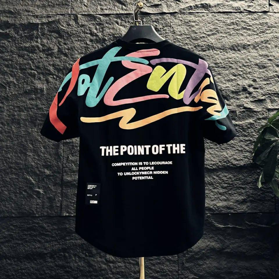 Футболка мужская с принтом  44 Черная 2634326184 Днепр - изображение 1