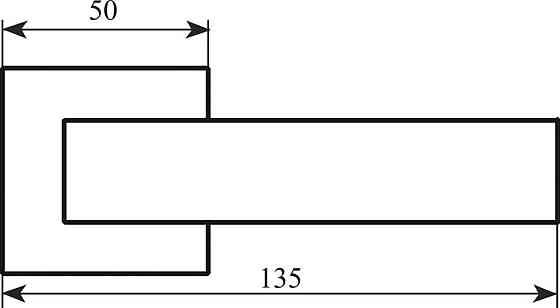 Ручка Colombo Alba LC 91 графіт/мат графіт R ф/з Київ