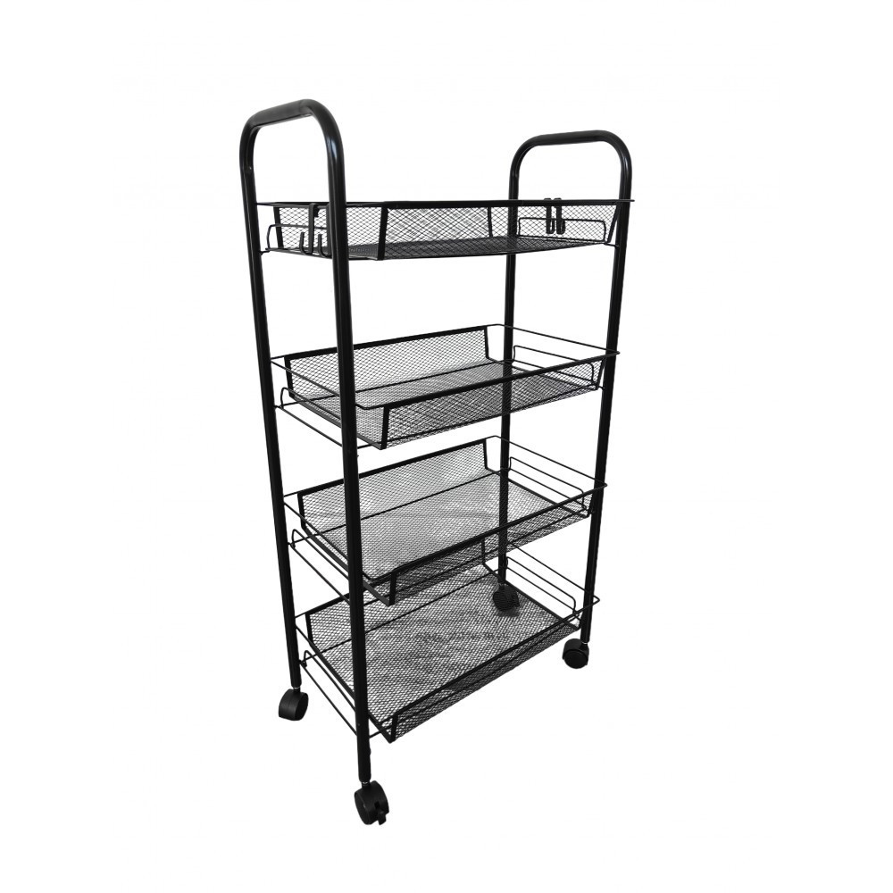 Стелаж етажерка з полицями на колесах Bonro B-074 візок Київ - фото 3