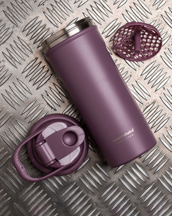 Шейкер спортивний SmartShake металевий Insulated Steel 750ml Plum Кам'янське