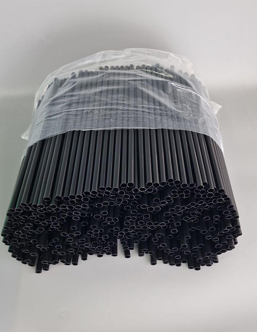 Трубочки широкі для напоїв d8 25см Фреш чорна (500 шт) Харків - фото 2