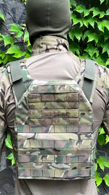 Бронежилет без плит (Кордура 1000Д) с быстрым снятием Мультикам Винница - изображение 5