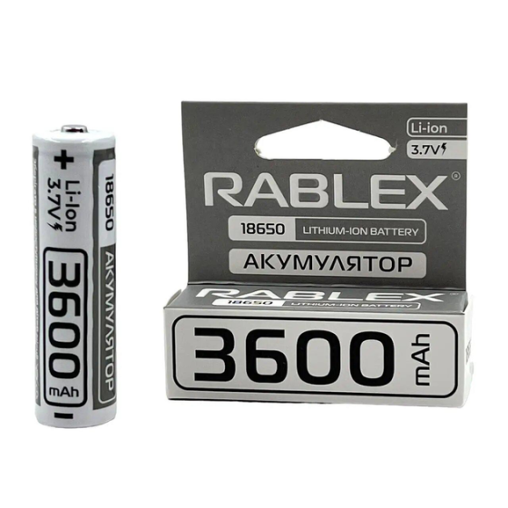 Акумулятори Rablex 18650/3.7V/3600mAh (400 шт) Київ