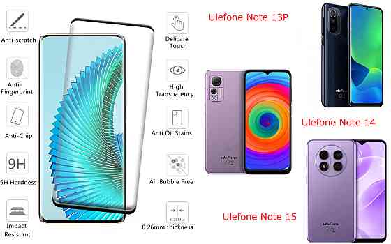 Захисне скло HyperGlass Pro для Ulefone Note 13P, Note 14, Note 15 – максимальна чутливість та захист Київ