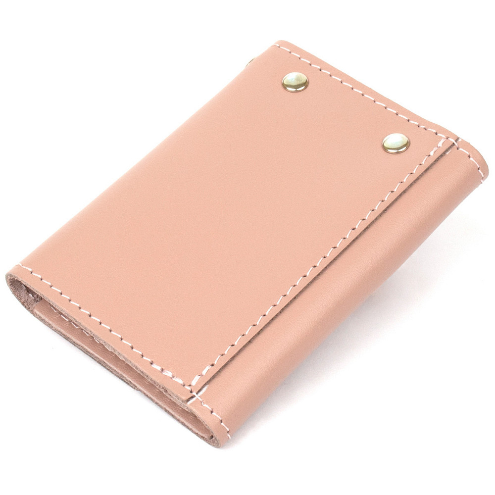 Ключница из натуральной кожи GRANDE PELLE 11393 Розовый Киев - изображение 2