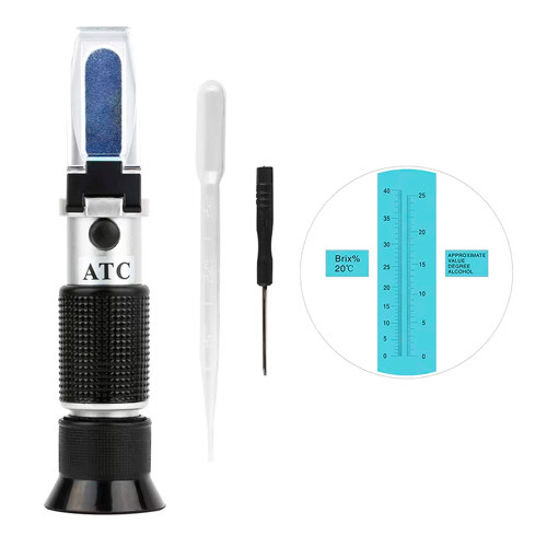 Рефрактометр для виноробства вина концентрації алкоголю % vol і Brix RZ121 Вінниця - фото 2