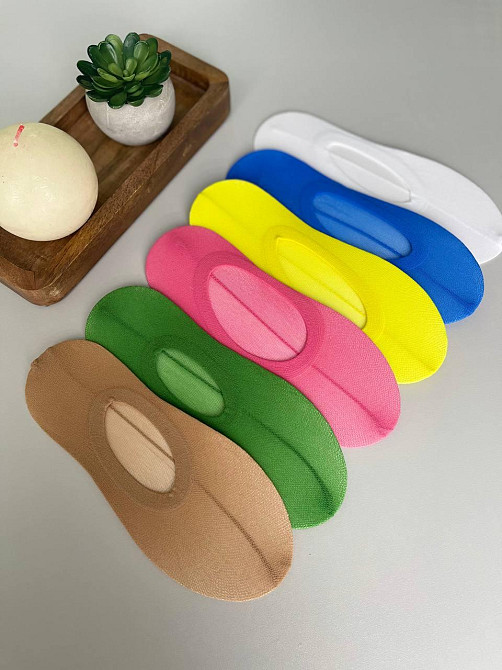 Сліди жіночі капронові 20 den р.35-39 у кольорі комплект 5 пар! Чернівці - фото 3