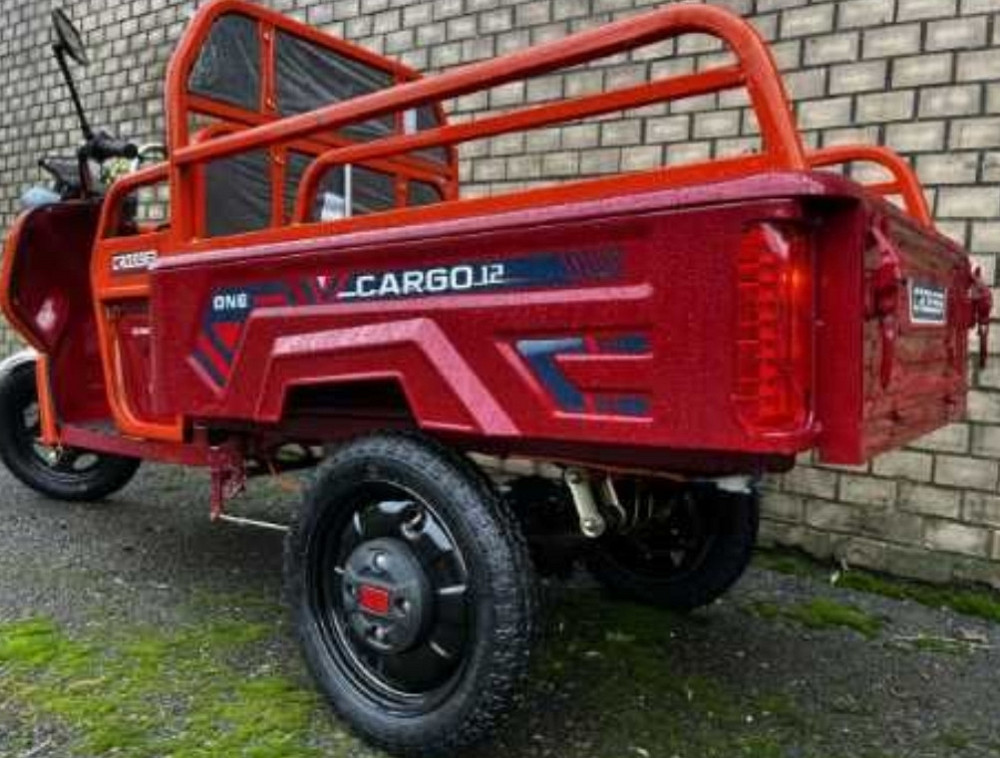 Электротрицикл грузовой Crosser CARGO 12 60V/32Ah/1000W 2025-Красный. Харьков - изображение 6