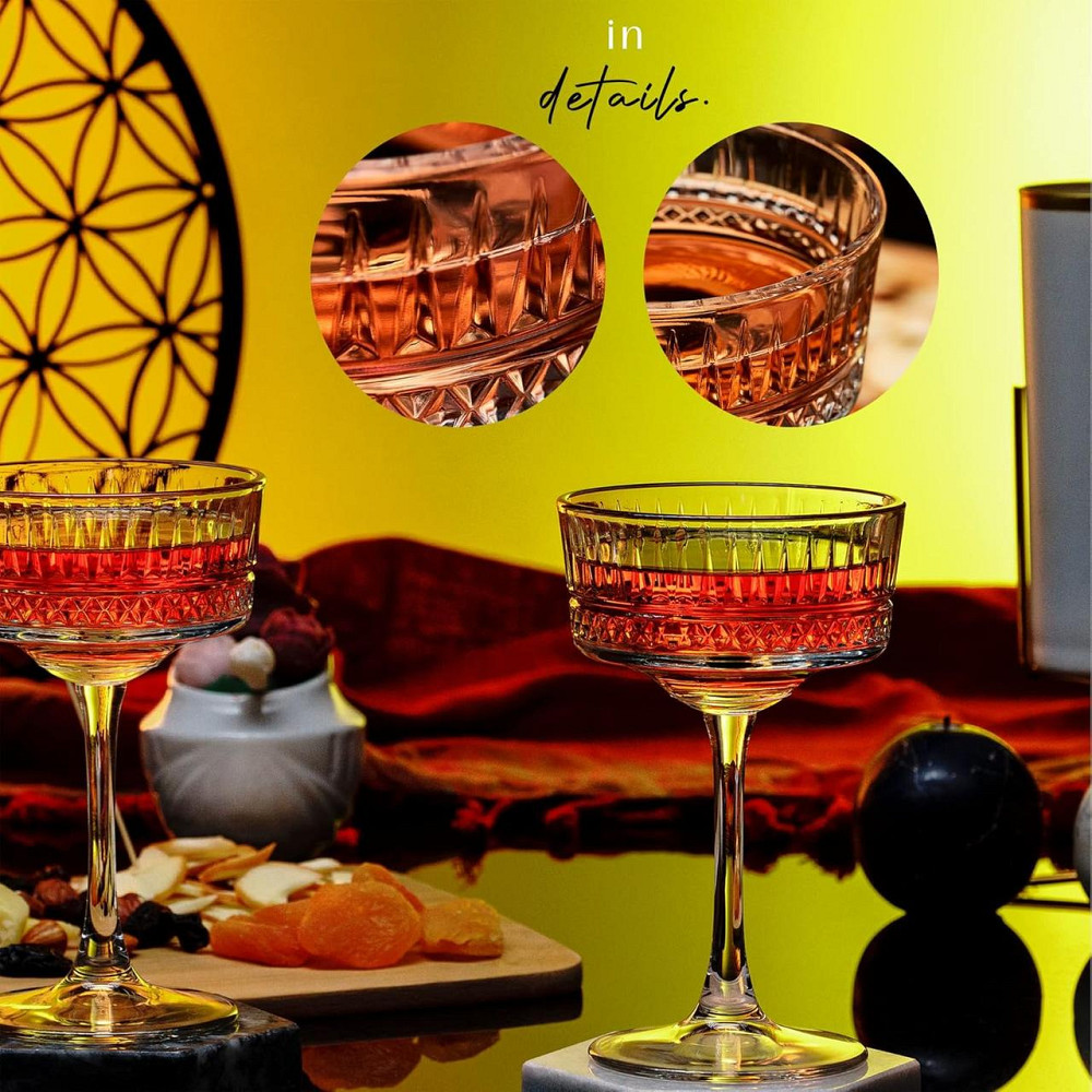 Бокалы Coupe SE344 Шампанское шампань 2 шт 260 мл винтажные коктейльные фужеры для шампанского, винтажные Киев - изображение 2