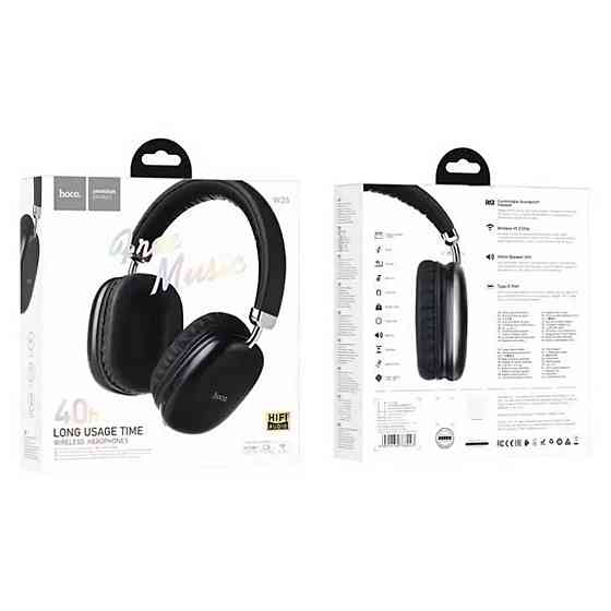 Навушники HOCO W35 Air Triumph BT headset Black (6942007616331 ) Київ