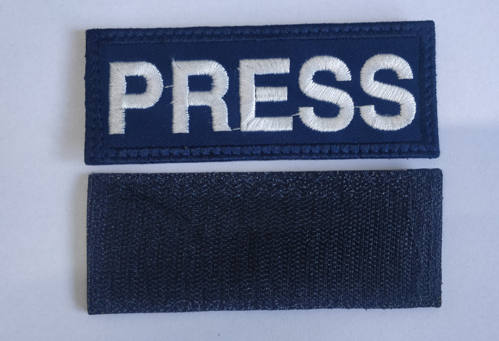 Нашивка Press, преса патч, шеврон Одеса - фото 1
