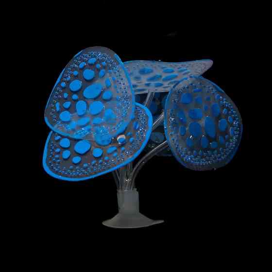 Декор в акваріум Гриби 10 см блакитний Київ