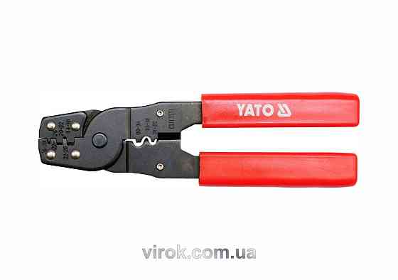 Кліщі для обтискання і зачистки проводів YATO, L=180 мм [12/72] Одесса