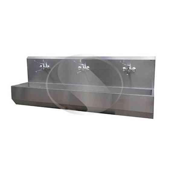 Умивальник ліктьовий на три секції 2300x450x840 мм Київ