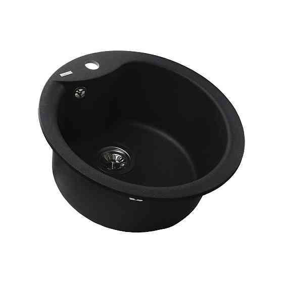 Гранитная мойка Globus Lux ORTA графiт 485мм-А0001 (000021894) Киев