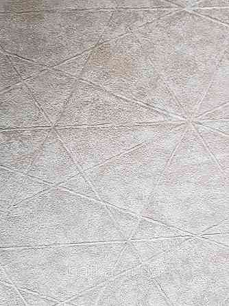 Шпалери вінілові на флізелін Rasch Composition 0,53х10 геометрія смуги фігури під штукатурку бежеві Київ