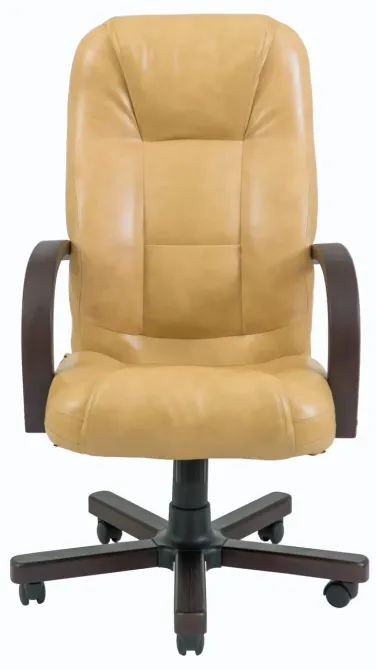 Офисное Кресло Руководителя Richman Seville Madras Gold Beige Wood М1 Tilt Бежевый Днепр - изображение 4