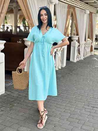 Довга муслінова сукня "Lira" | Норма і батал Київ