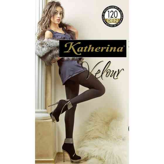 Колготки жіночі Katherina Velour 100 den 2 чорний Київ
